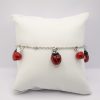 Bracciale con ciondoli coccinella