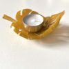 Set foglie portacandele in resina dai colori delicati - immagine 5