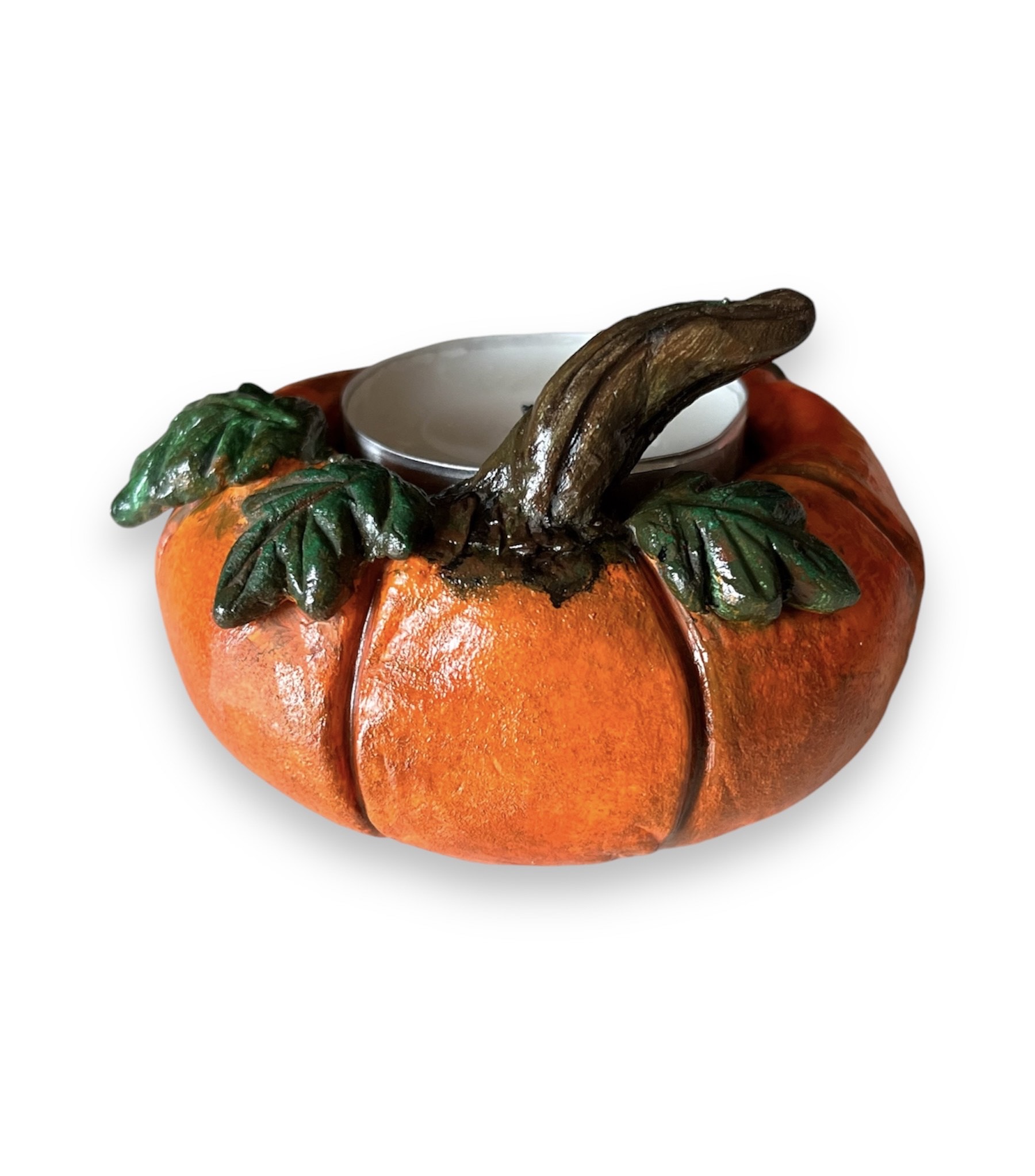 Portacandele zucca